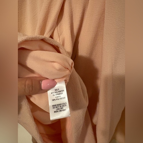 NWT Lulus Best is Yet to Come Backless Peach Dress - Picture 9 of 12